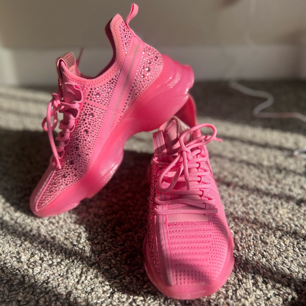 Steve Madden Pink Athletic Shoes